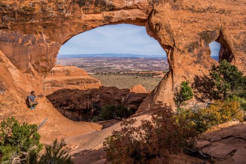Partition Arch in Arches National Park