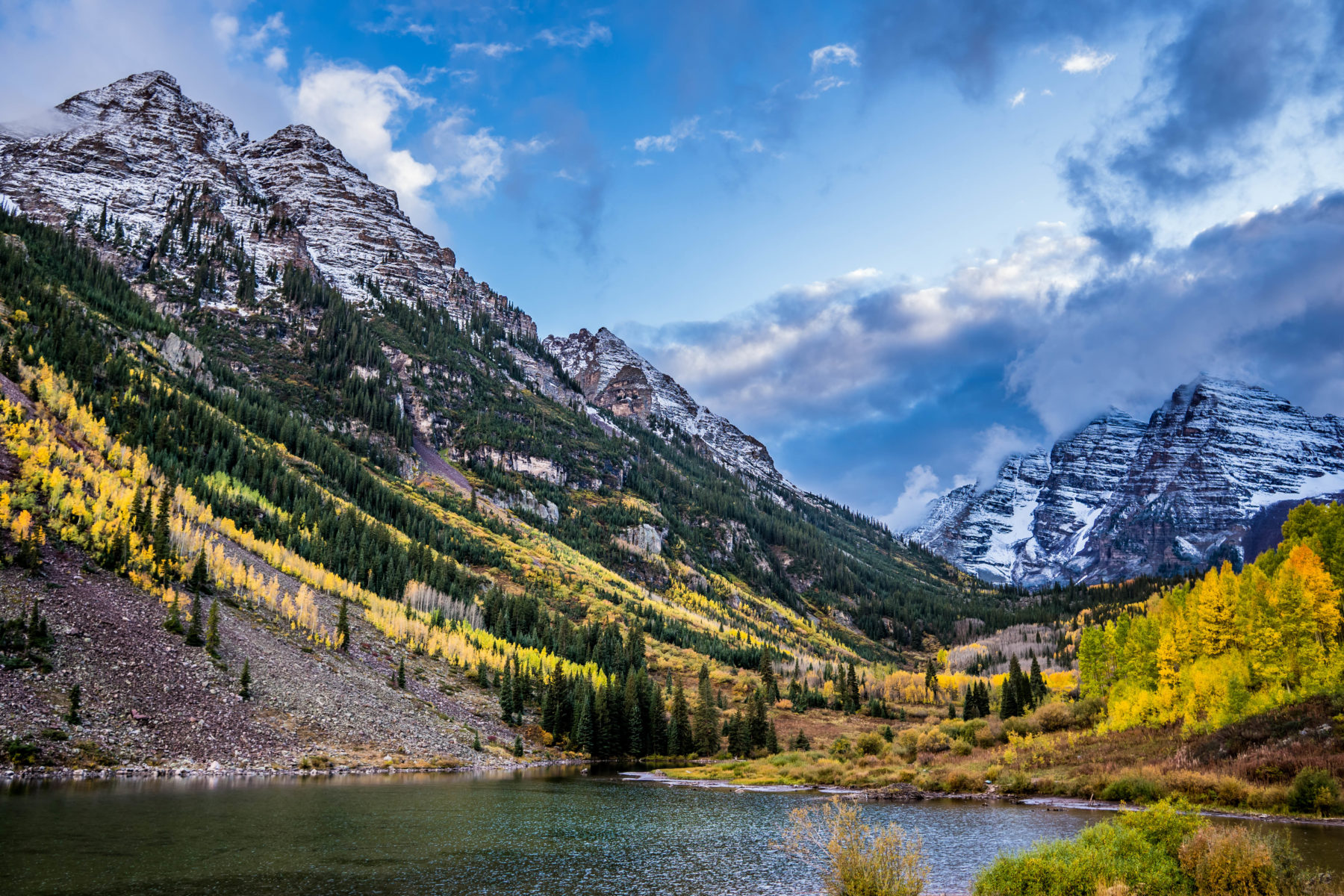 Maroon Bells-Snowmass Wilderness of White River National Forest in ...
